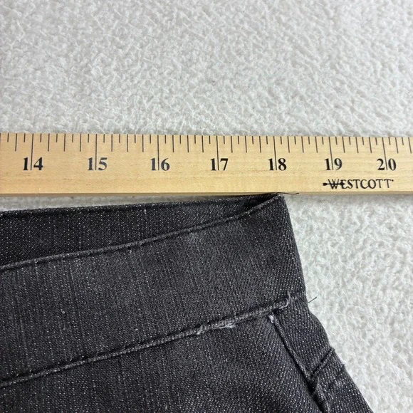 Y2K Brooklyn Unlimited Baggy Jorts Men 38x11 Black Embroidered Denim Jean Shorts - Picture 5 of 7